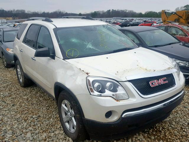 1GKKRNED0BJ173347 - 2011 GMC ACADIA SLE WHITE photo 1