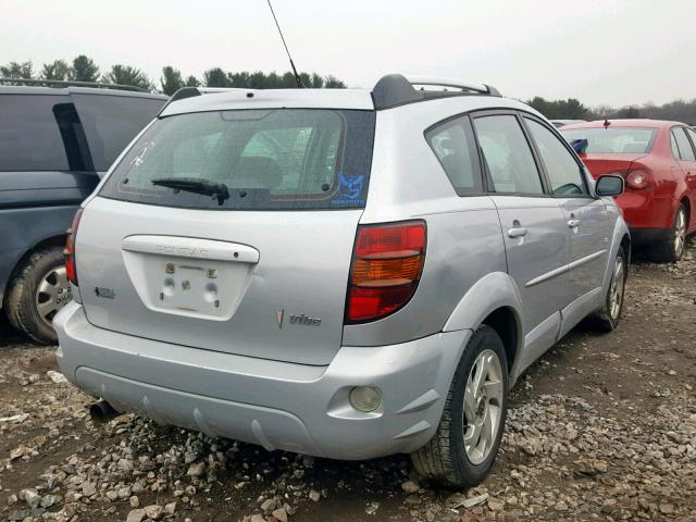 5Y2SL63875Z407708 - 2005 PONTIAC VIBE SILVER photo 4