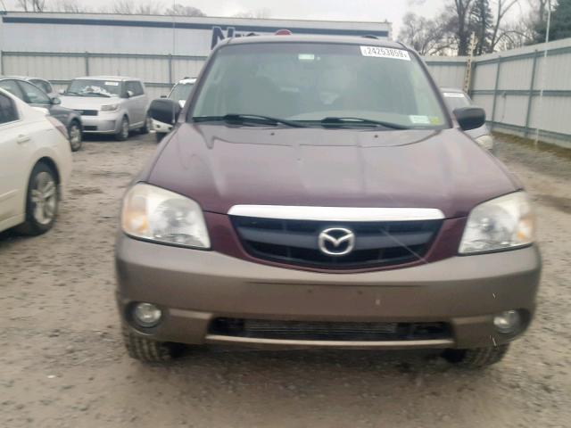 4F2CU08161KM63815 - 2001 MAZDA TRIBUTE DX 勃艮第红 照片 9