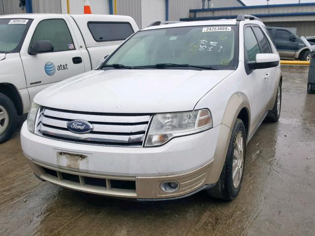 1FMDK08WX8GA20579 - 2008 FORD TAURUS X E WHITE photo 2