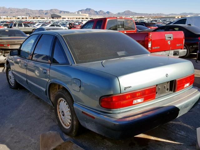 2G4WB52K1T1475452 - 1996 BUICK REGAL CUST GREEN photo 3