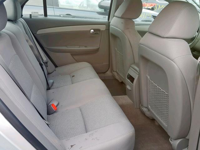 1G1ZB5EB4AF141203 - 2010 CHEVROLET MALIBU LS SILVER photo 6