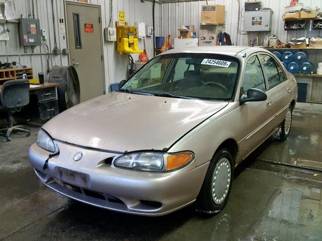 1MEFM10P5WW609784 - 1998 MERCURY TRACER GS TAN photo 2