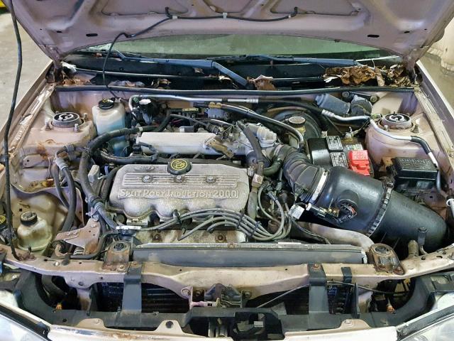 1MEFM10P5WW609784 - 1998 MERCURY TRACER GS TAN photo 7