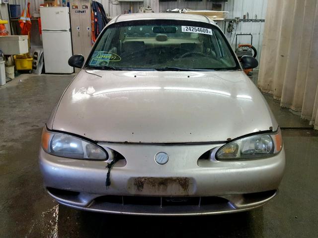 1MEFM10P5WW609784 - 1998 MERCURY TRACER GS TAN photo 9