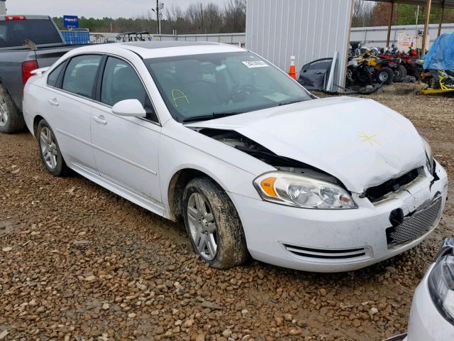 2G1WG5E37C1114617 - 2012 CHEVROLET IMPALA LT WHITE photo 1