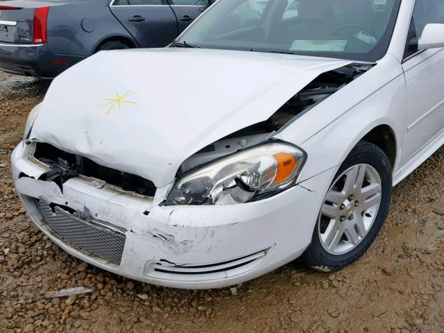 2G1WG5E37C1114617 - 2012 CHEVROLET IMPALA LT WHITE photo 9