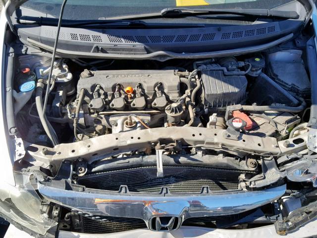 19XFA1F68AE072291 - 2010 HONDA CIVIC SILVER photo 7