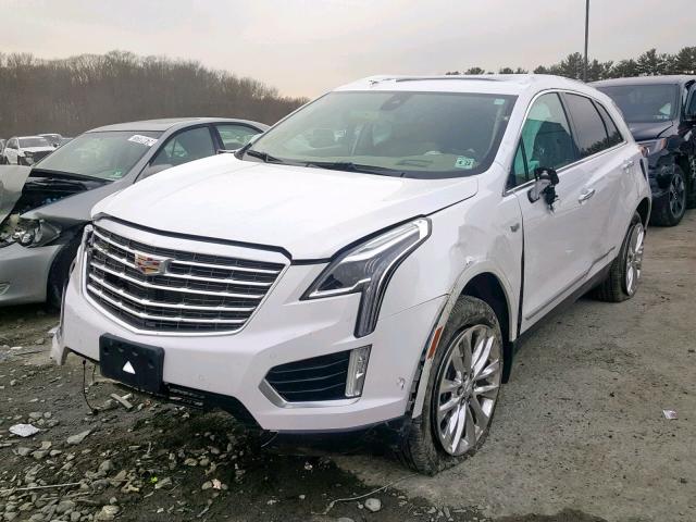 1GYKNFRSXHZ263776 - 2017 CADILLAC XT5 PLATIN WHITE photo 2