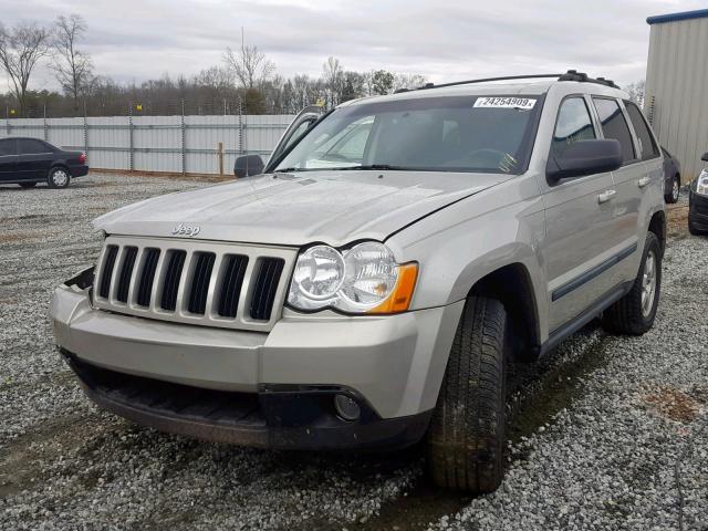 1J8GS48K39C514225 - 2009 JEEP GRAND CHER CREAM photo 2