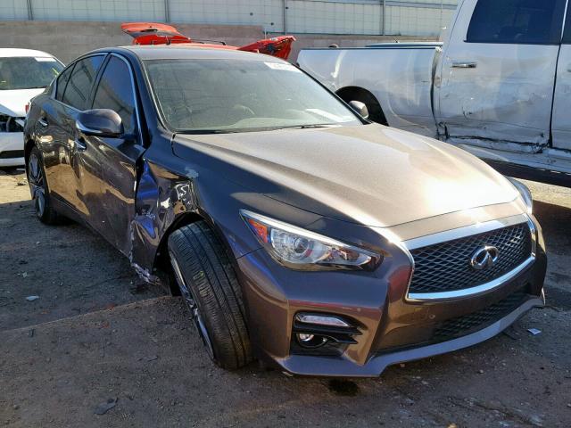 JN1FV7AR5GM451254 - 2016 INFINITI Q50 RED SP BROWN photo 1