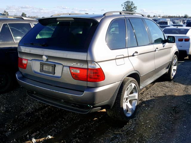 5UXFB53594LV01710 - 2004 BMW X5 4.4I CHARCOAL photo 4