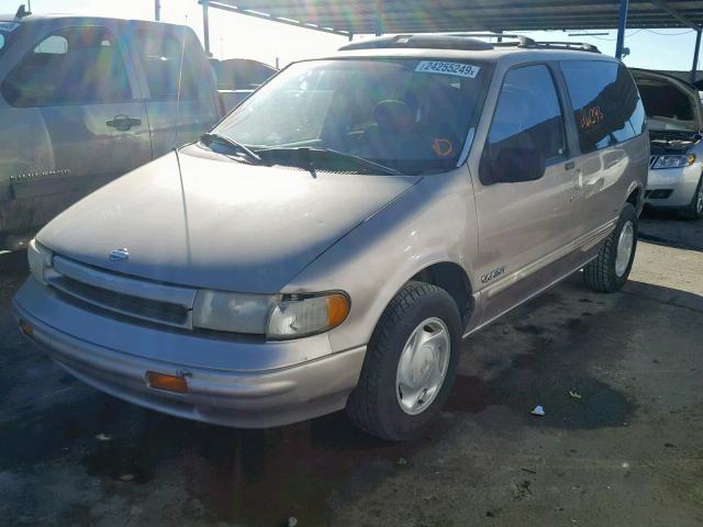 4N2DN11WXSD853767 - 1995 NISSAN QUEST XE GOLD photo 2