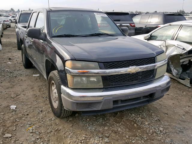 1GCCS136758236327 - 2005 CHEVROLET COLORADO BLACK photo 1