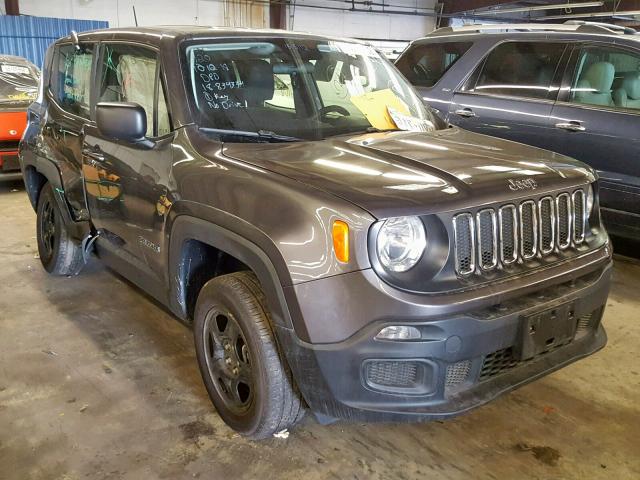 ZACCJBAB9HPE75979 - 2017 JEEP RENEGADE S შავი ფოტო 1