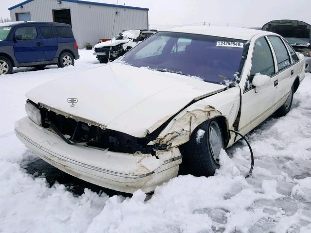 1G1BL53E8PR135648 - 1993 CHEVROLET CAPRICE CL WHITE photo 2