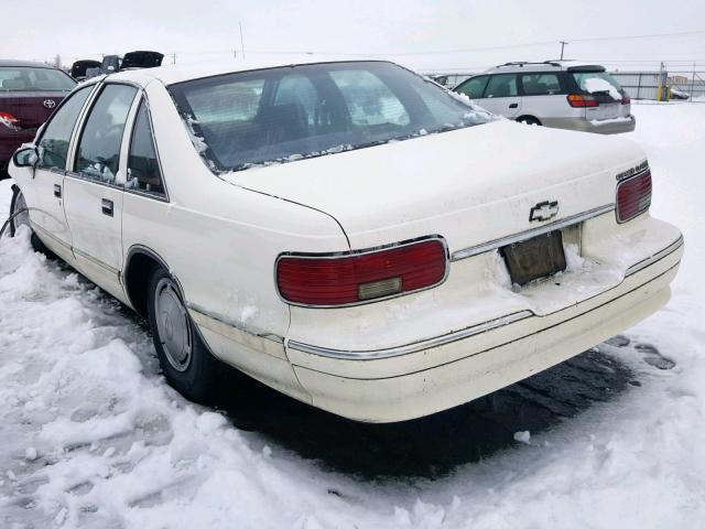 1G1BL53E8PR135648 - 1993 CHEVROLET CAPRICE CL WHITE photo 3