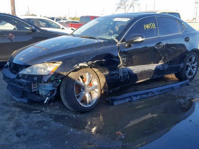 JTHBK262195088756 - 2009 LEXUS IS 250 BLACK photo 9