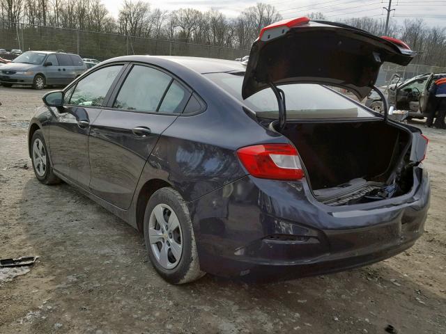 1G1BC5SM1G7289803 - 2016 CHEVROLET CRUZE LS BLUE photo 3