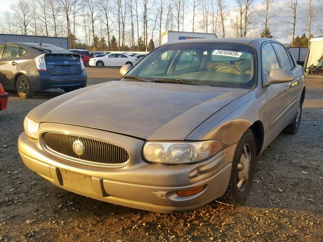 1G4HP54K0YU111381 - 2000 BUICK LESABRE CU BROWN photo 2