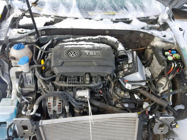 1VWAT7A32EC069174 - 2014 VOLKSWAGEN PASSAT S SILVER photo 7