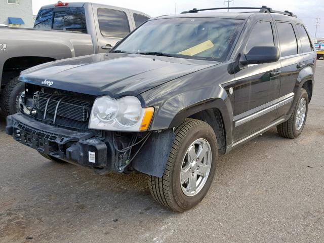 1J8HR58287C696989 - 2007 JEEP GRAND CHER BLACK photo 2