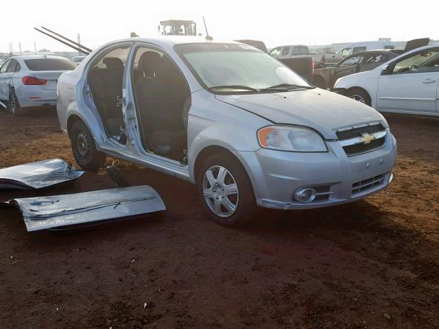 KL1TG5DE3BB249595 - 2011 CHEVROLET AVEO LT SILVER photo 1