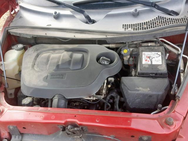 3GNBAADB9AS604509 - 2010 CHEVROLET HHR LS Rojo foto 7
