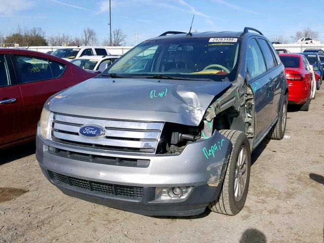 2FMDK38C07BB54112 - 2007 FORD EDGE SEL SILVER photo 2