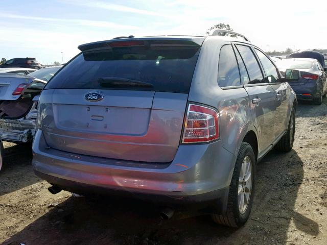 2FMDK38C07BB54112 - 2007 FORD EDGE SEL SILVER photo 4