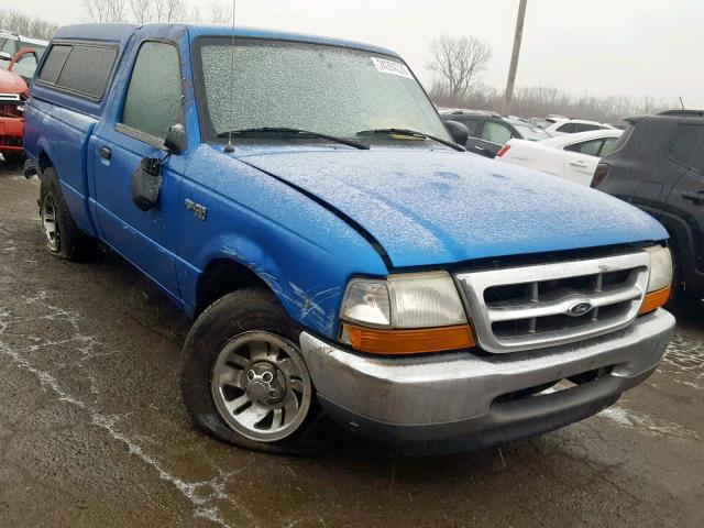 1FTYR10V3XPA63055 - 1999 FORD RANGER BLUE photo 1