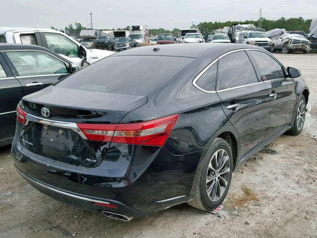 4T1BK1EB0GU213127 - 2016 TOYOTA AVALON XLE BLACK photo 4