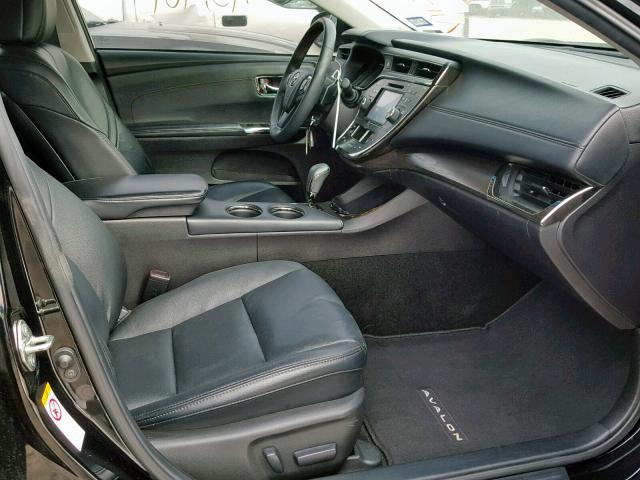 4T1BK1EB0GU213127 - 2016 TOYOTA AVALON XLE BLACK photo 5