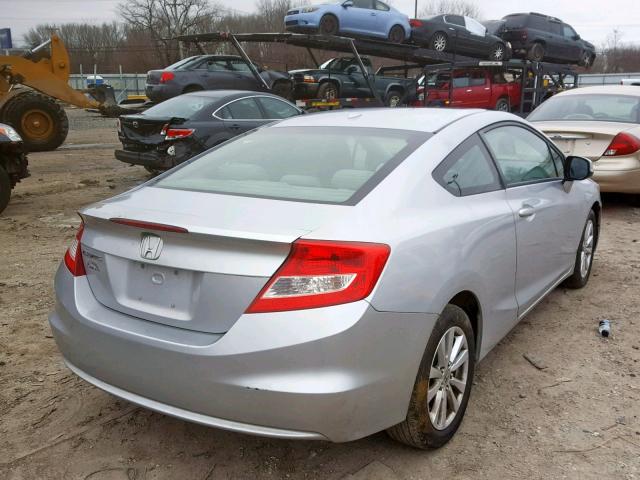 2HGFG3B11CH522036 - 2012 HONDA CIVIC EXL SILVER photo 4