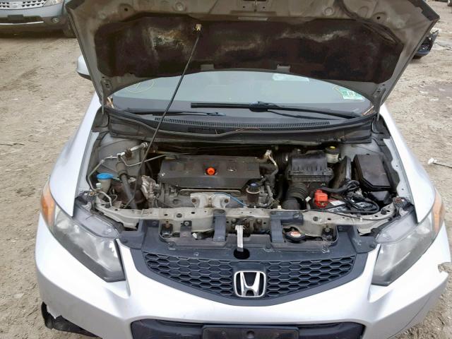 2HGFG3B11CH522036 - 2012 HONDA CIVIC EXL SILVER photo 7