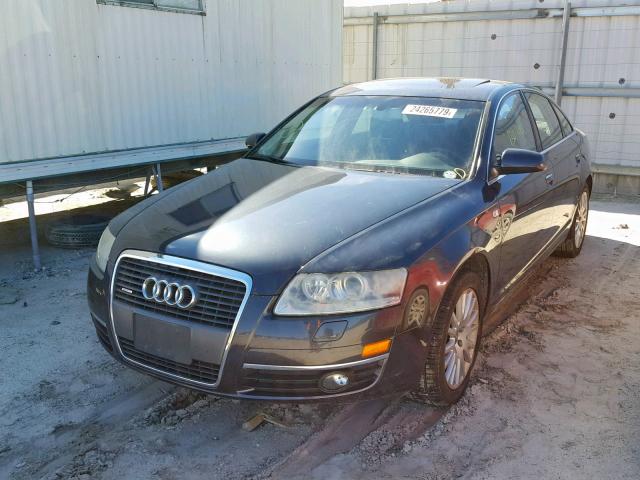 WAUDH74F17N168015 - 2007 AUDI A6 3.2 QUA BLUE photo 2