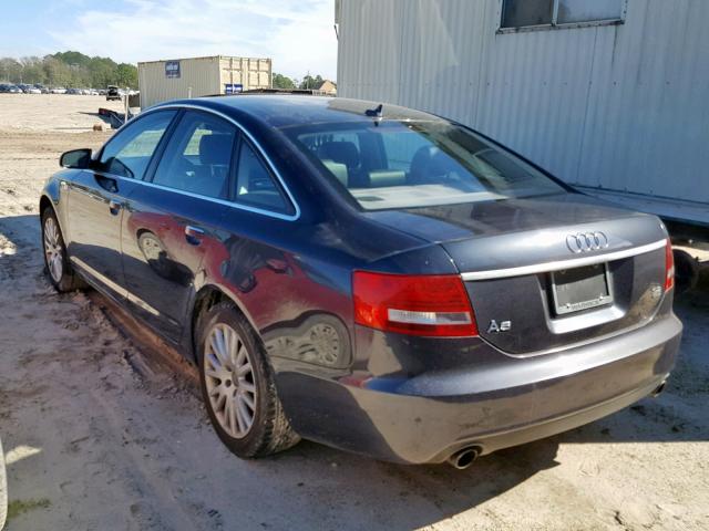 WAUDH74F17N168015 - 2007 AUDI A6 3.2 QUA BLUE photo 3