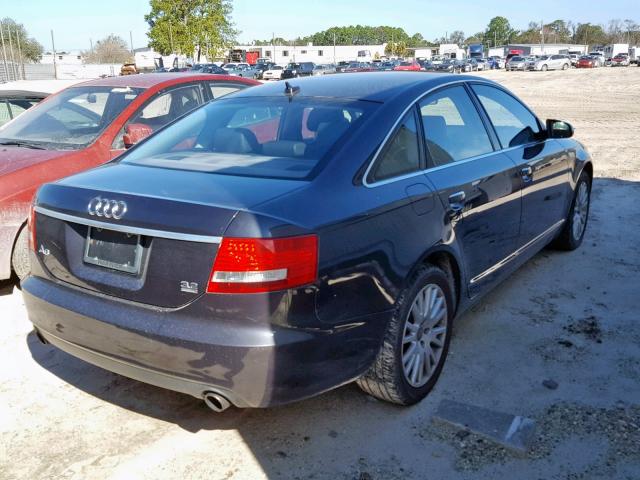 WAUDH74F17N168015 - 2007 AUDI A6 3.2 QUA BLUE photo 4