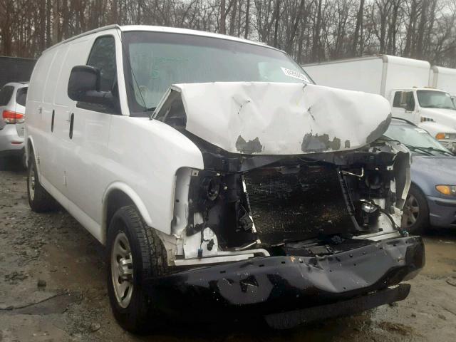 1GCSGAFX9C1109795 - 2012 CHEVROLET EXPRESS G1 WHITE photo 1