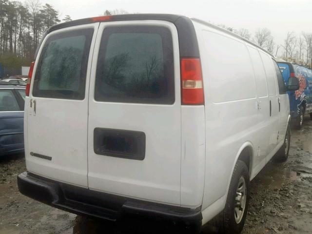 1GCSGAFX9C1109795 - 2012 CHEVROLET EXPRESS G1 WHITE photo 4