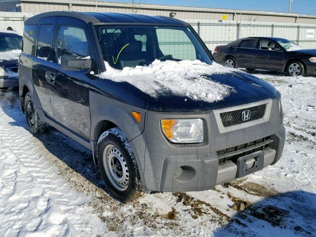 5J6YH28283L002573 - 2003 HONDA ELEMENT DX BLACK photo 1