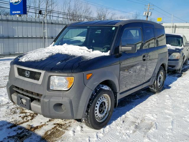 5J6YH28283L002573 - 2003 HONDA ELEMENT DX BLACK photo 2