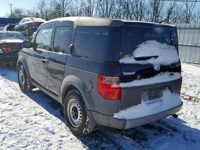 5J6YH28283L002573 - 2003 HONDA ELEMENT DX BLACK photo 3