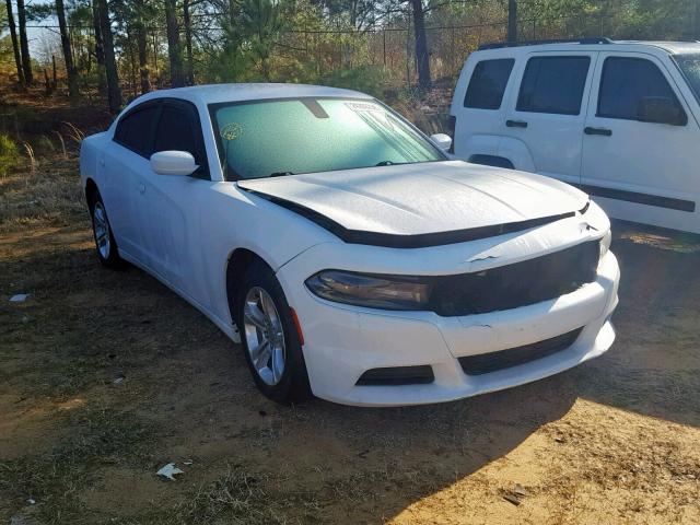 2C3CDXBG8FH768404 - 2015 DODGE CHARGER SE WHITE photo 1