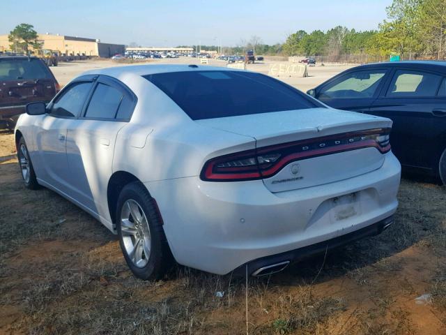 2C3CDXBG8FH768404 - 2015 DODGE CHARGER SE WHITE photo 3