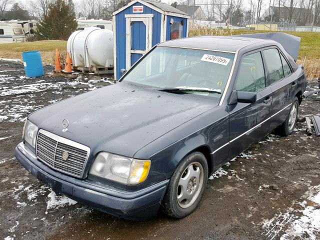 WDBEB31E0SC247014 - 1995 MERCEDES-BENZ E 300D BLUE photo 2