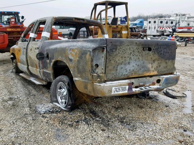 3D7KU28C03G806921 - 2003 DODGE RAM 2500 S BURN photo 3