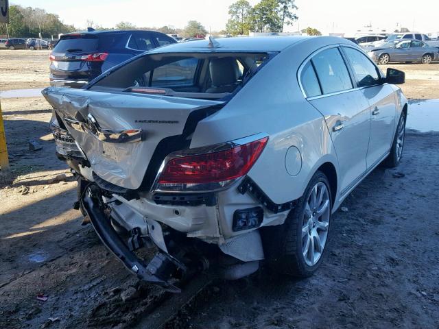 1G4GJ5E31CF107051 - 2012 BUICK LACROSSE T WHITE photo 4