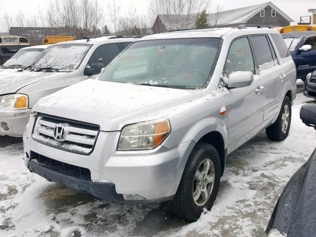 5FNYF18388B039714 - 2008 HONDA PILOT SE SILVER photo 2