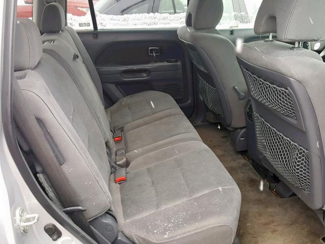 5FNYF18388B039714 - 2008 HONDA PILOT SE SILVER photo 6